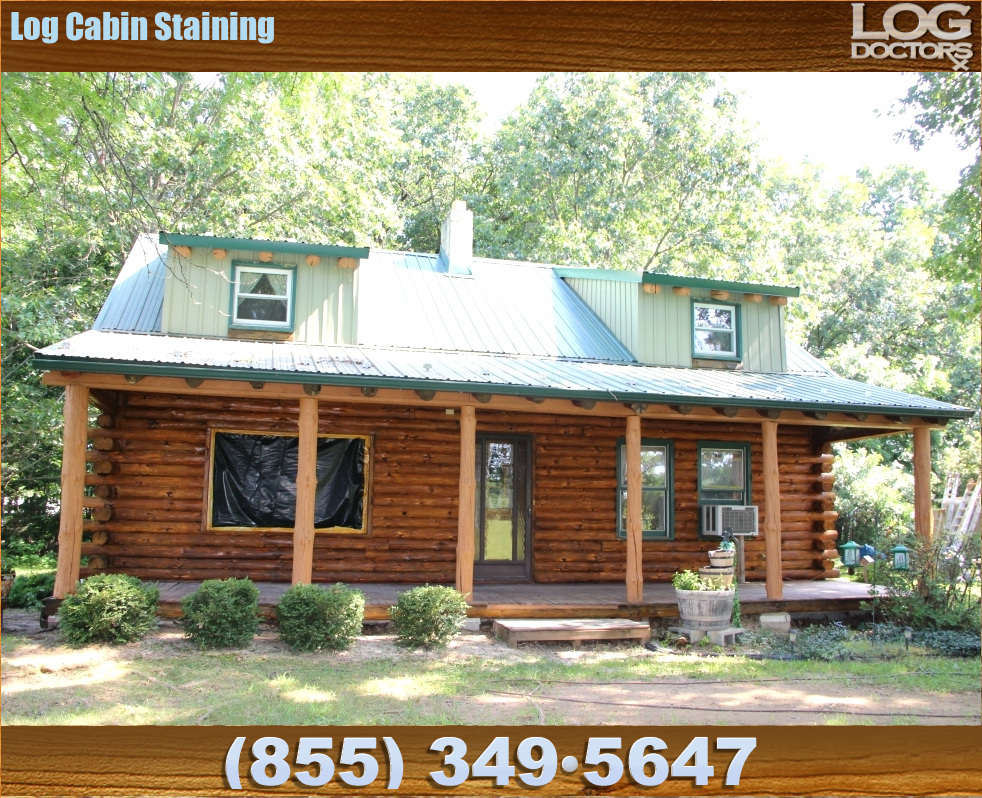 Log_Cabin_Staining