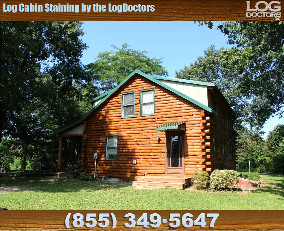 Log_Cabin_Staining