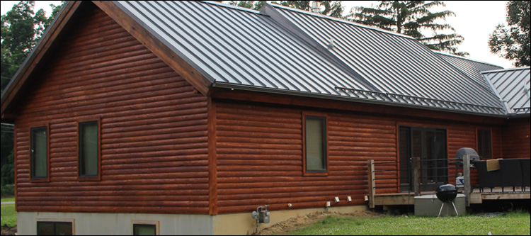 Log Home Staining