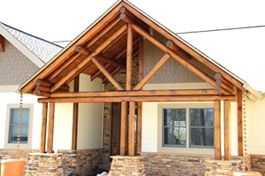 Log Home Staining