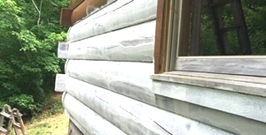 Log Chemical Stripping Log Home Restoration 