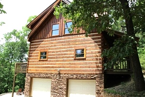 Log Home Repair Images