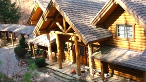 Log Home Repair Images