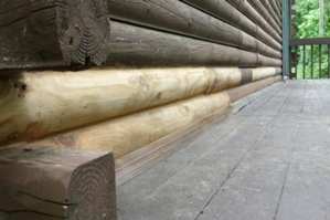 Log Home Repair | Log Home Log Replacement