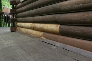 Log Home Repair | Log Home Log Replacement