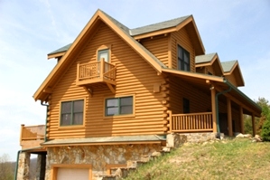 Log Home Repair | Log Home Log Replacement