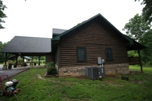 Log Home Chinking and Staining