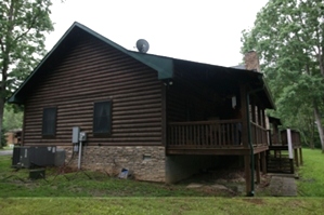 Log Home Chinking and Staining