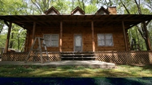 Log Home Restoration | Media Blasting A Log Home