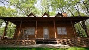 Log Home Restoration | Media Blasting A Log Home