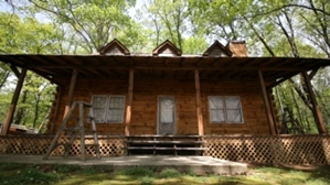 Log Home Restoration | Media Blasting A Log Home