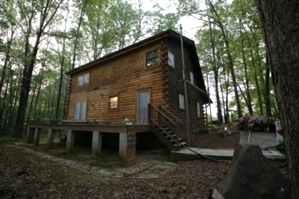 Log Home Restoration | Media Blasting A Log Home