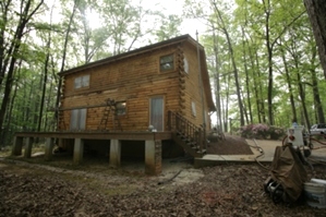 Log Home Restoration | Media Blasting A Log Home