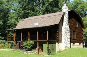 Log home Staining