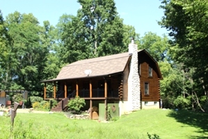 Log home Staining