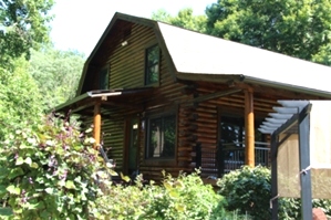 Log home Staining