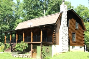 Log home Staining