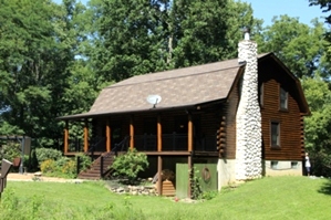 Log home Staining