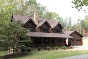 Log Home Staining