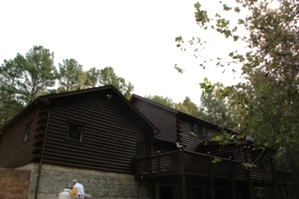  Log Home Staining