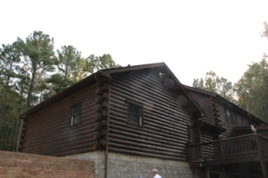  Log Home Staining