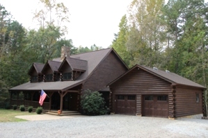  Log Home Staining