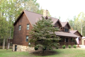  Log Home Staining