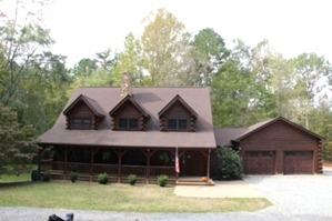  Log Home Staining