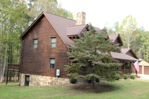  Log Home Staining