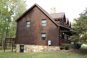  Log Home Staining