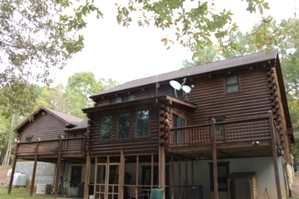  Log Home Staining