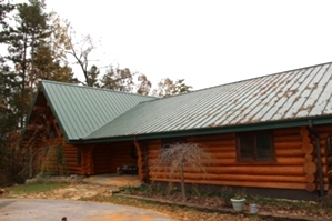 Log Home Sealing and Log home staining