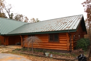 Log Home Sealing and Log home staining