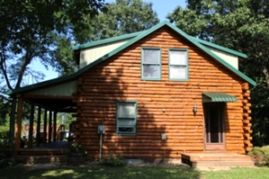 Log Cabin Staining