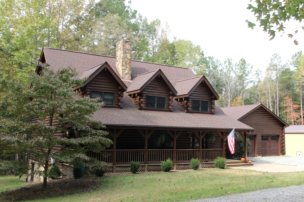  Log Home Staining